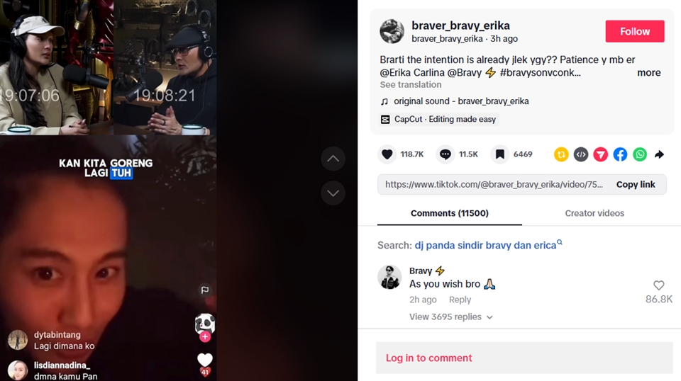 DJ Bravy Komentari Video soal DJ Panda [TikTok]